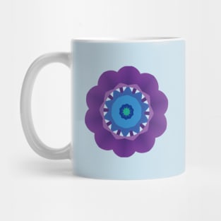 Purple Daisy Shape Mug